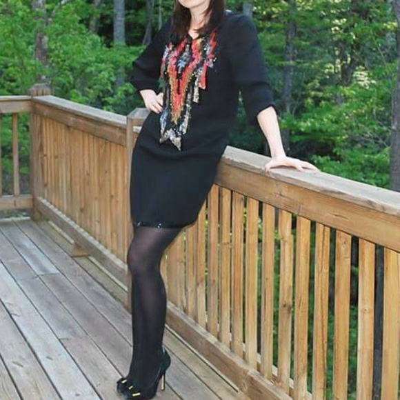 Yoana Baraschi black dress us 6 - Picture 8 of 8